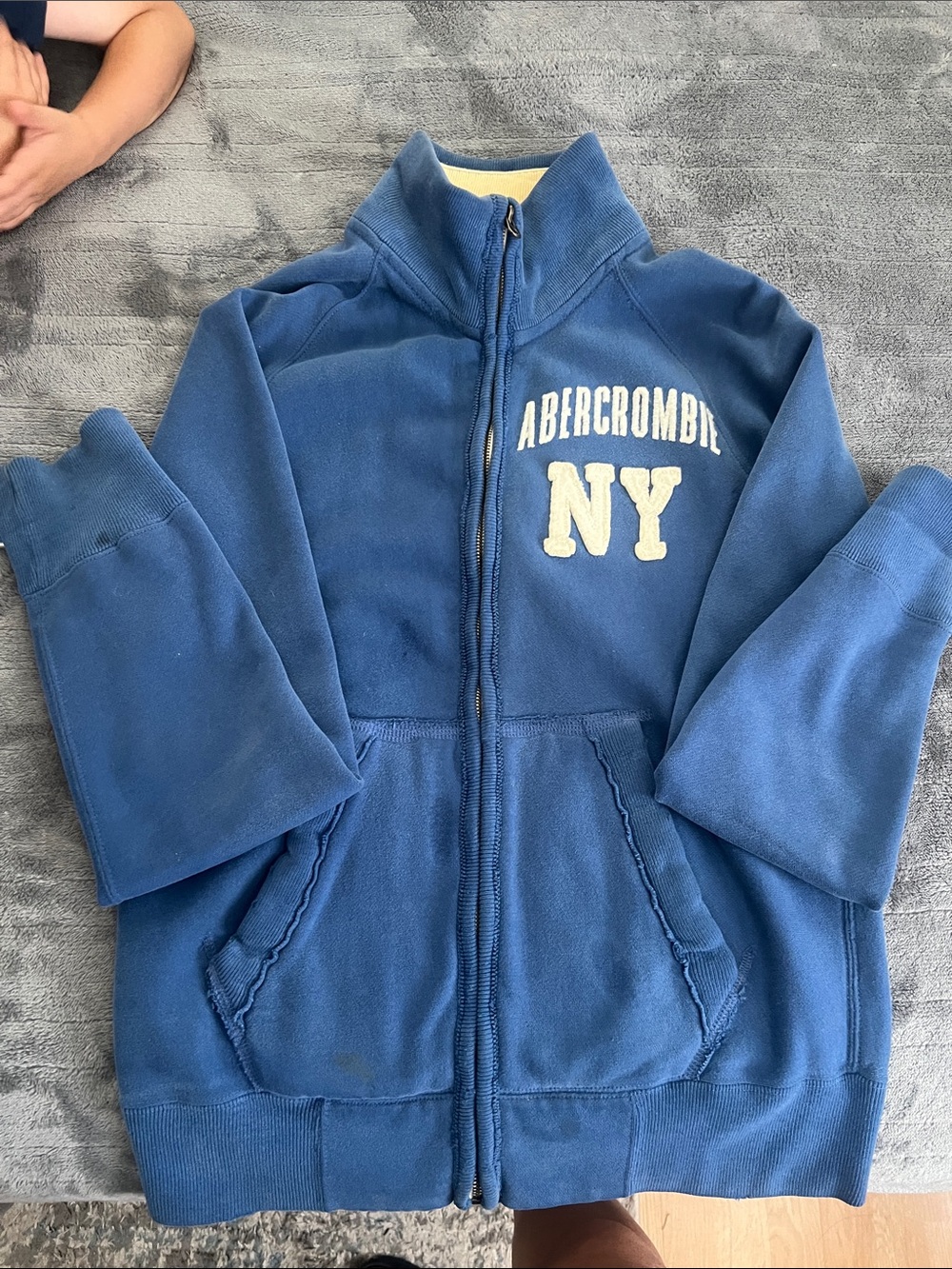Abercrombie & Fitch Royal Blue NY Zip-Up